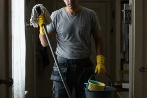        عمال النظافة المنزلية (خدم) ومساعديهم    